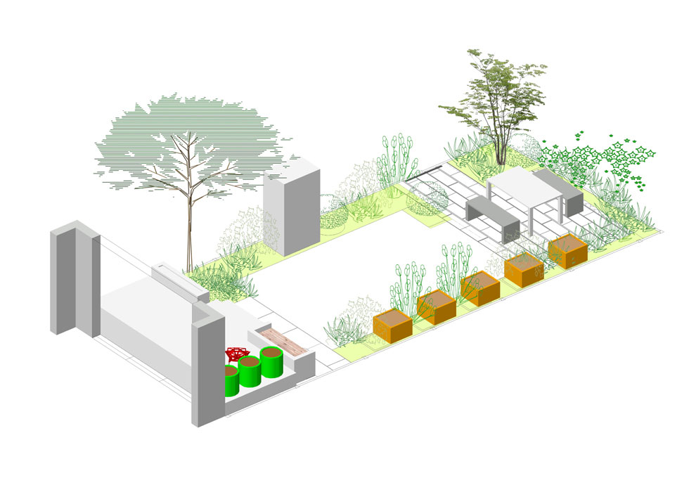 Layout idea with paving